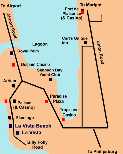 Simpson Bay East map